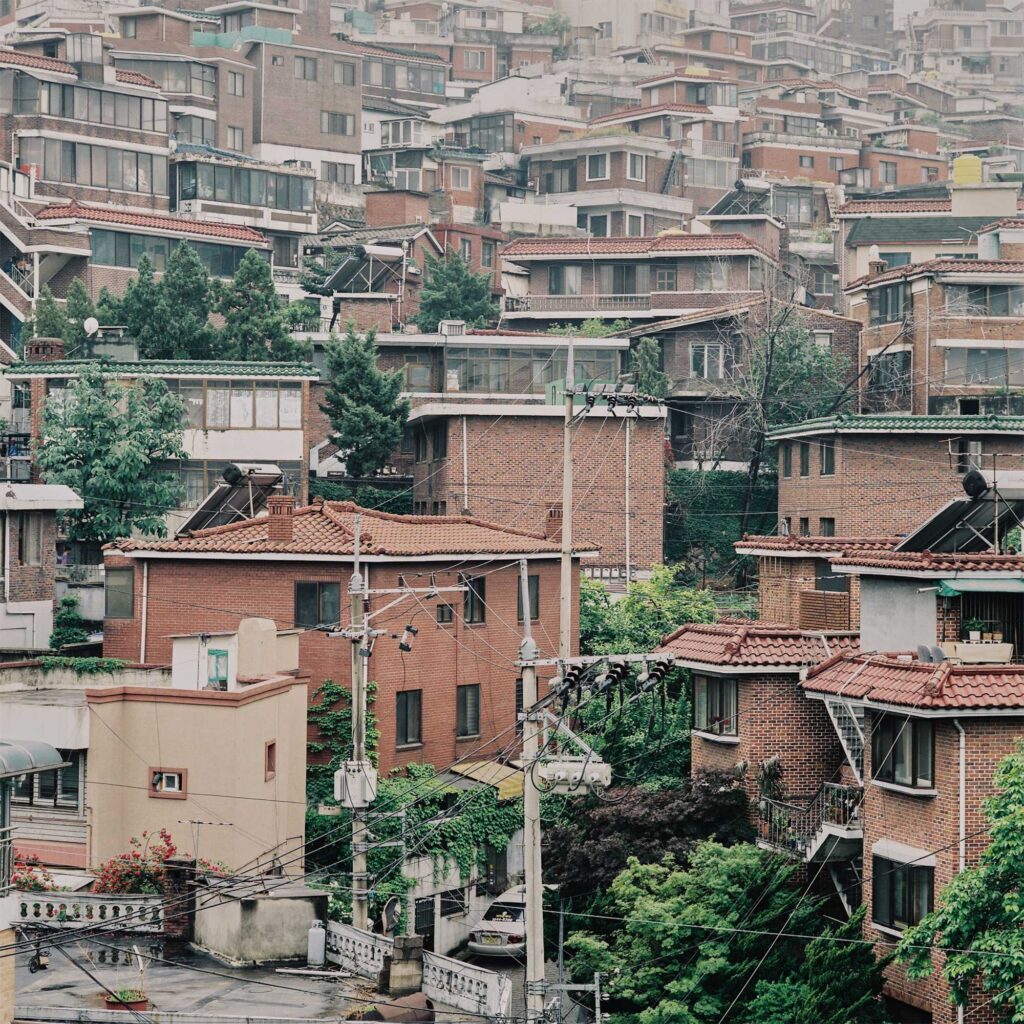 Daldongne (hillside village) in Hannam district, Seoul, South Korea