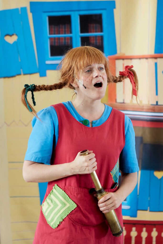 Sweden’s National Day event at the World Exhibition in Yeosu, South Korea, showcasing a comic Pippi Langstrumpf performance.