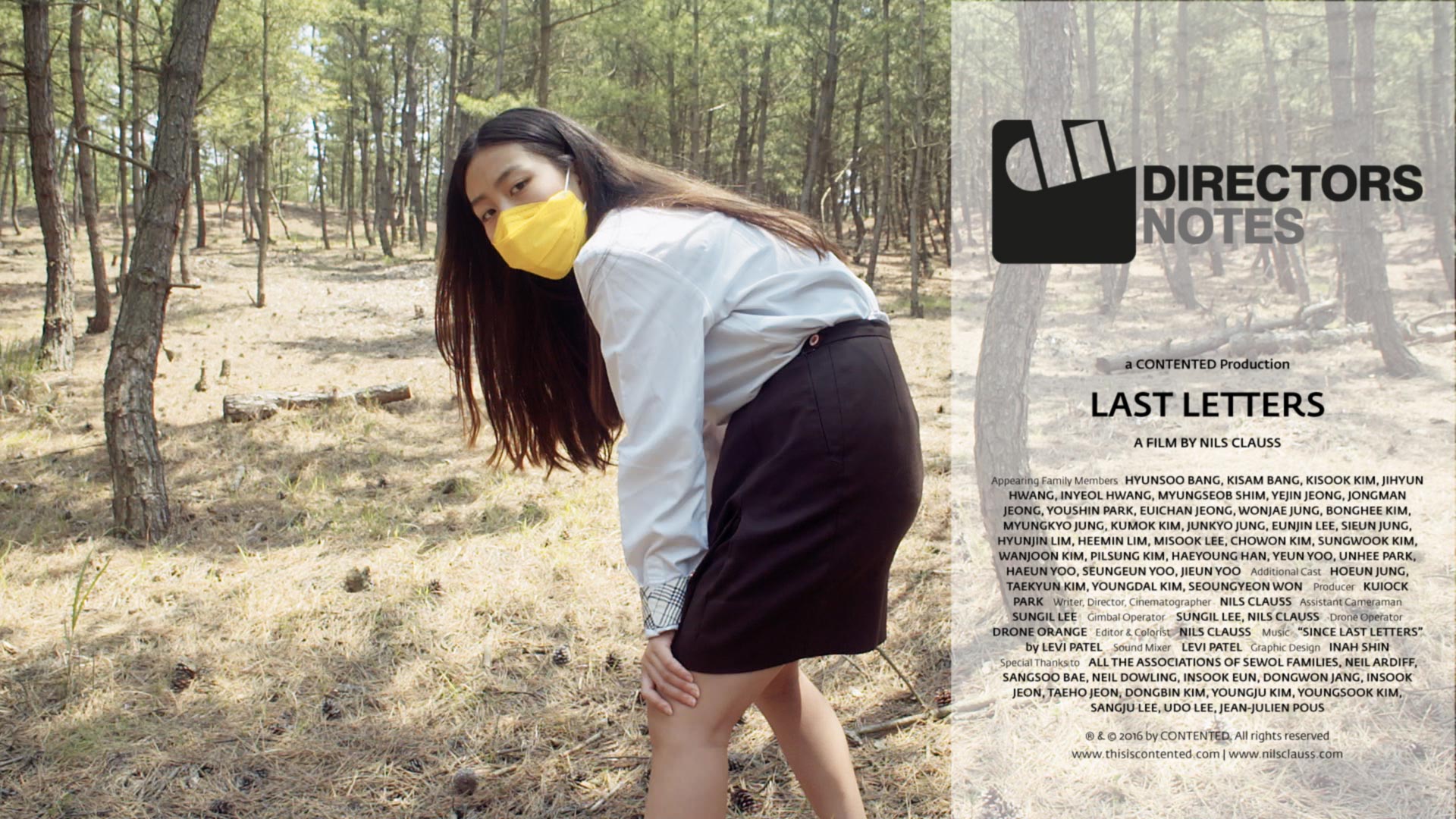 Last Letters Featured on Directors Notes